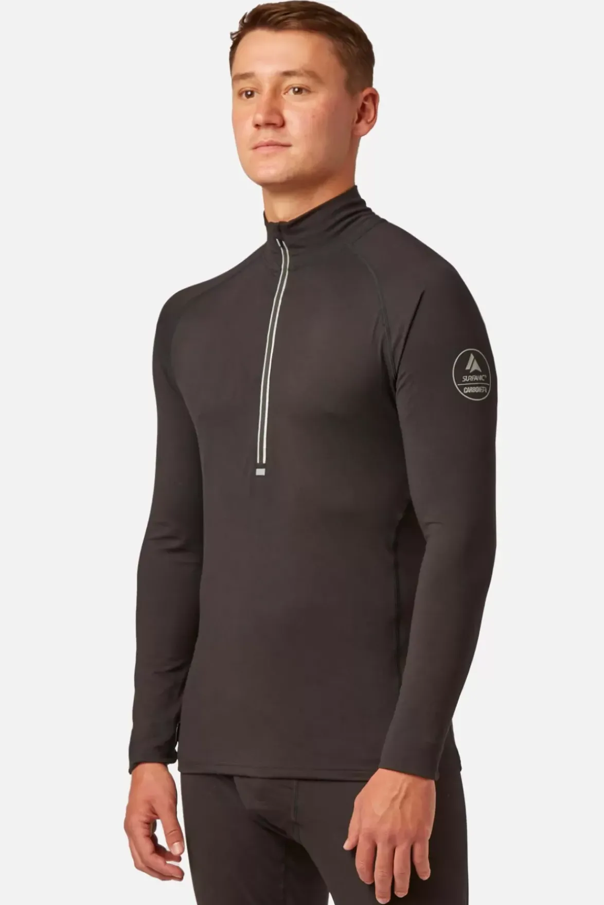 Carbondri Bodyfit Zip Neck