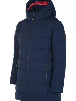 Confetti Longline Faux Down Jacket