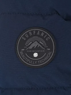 Confetti Longline Faux Down Jacket