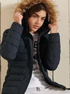 Women Superdry Insulated & Down Fill Jackets>Classic Faux Fur Fuji Jacket