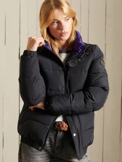 Women Superdry Insulated & Down Fill Jackets>Source Retro Puffer