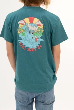 Men Tiki T-Shirts>Party Wave Short Sleeve T-Shirt